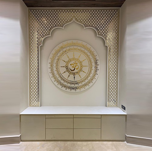 Designer Corian Mandir